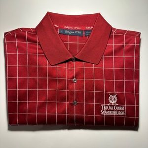 NEW - NEVER WORN Men’s Large Bobby Jones Authentic St Andrews Golf Polo